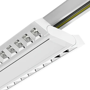 Shelves Light for supermarket 2*50° (Lens) 30*70° Reflective cup trunking linear light