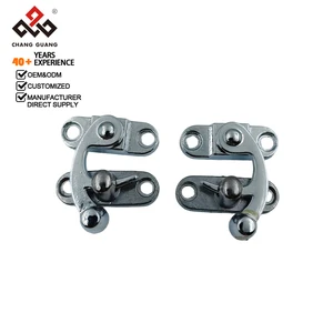 High Quality Solid Zinc Alloy Hasps Agraffe Door Buckle Hook Decorative Latch Lock Portable Lightweight For Small Gift Wood Box