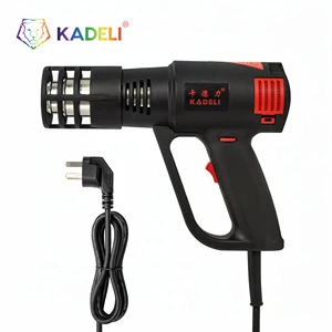 KADELI High Quality Black 2000W Adjustable Temperature Heat Gun Vinyl Car Wrap Tool Heat Blower for Shrink Wrap