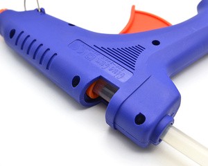 60w Hot Melt Glue Gun Multi-Color Multi-Power Versatile Plastic Paper Metal Hot Melt Glue Blue