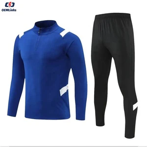 Custom New Soccer Jerseys High Quality Long Sleeve Long Pants Soccer Tracksuit Soccer Tracksuits for Men Football Tracksuit