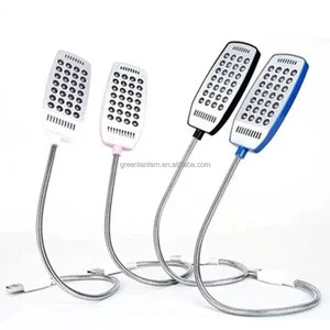 USB Led Night Light 28LEDs Flexible Arm Gooseneck with Switch On and Off Control Portable Reading USB Plug-in Night Lamp