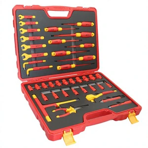 1000V Insulated Tool Set for New Energy Vehicle and Household Maintenance 40-Piece High Quality Metal & Plastic Kit