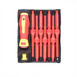 Multi-function Telecom Specialty Dual-use Repair Tool Kit with Versatile Screwdrivers and Insulated Electrician Screwdriver Set