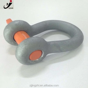 High Quality Drop Forged Bow Shackle with Safety Pin