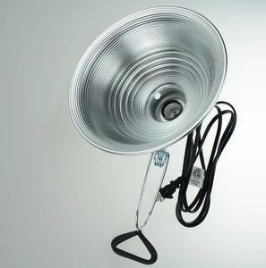 Clamp Lamp Light with Detachable 8.5 Inch Aluminum Reflector