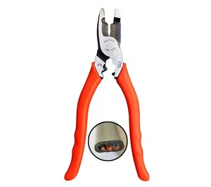 FUJIYA FNP-220 Metric Good Cable Cutting Pliers Soft Grip Plastic Cutting Copper Wire Multi-cor Cr-Mo Alloy Steel 310g Precision