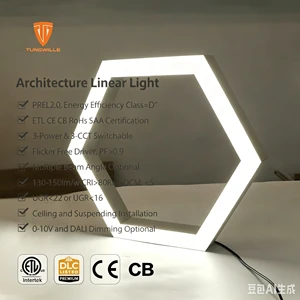 Modular Linear Lighting For Supermarket Parking Custom Shape 6063 T5 Wholesale