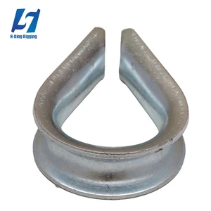 Professional Factory Made Carbon Steel Galvanized Zinc Plated Wire Rope Thimbles 3/4
