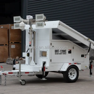 Traffic Safety Solar Power Lighting Trailer