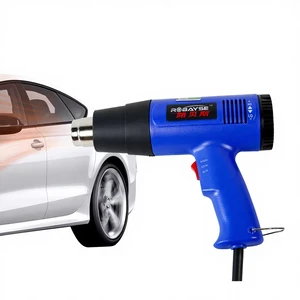 110V Temperature-Adjustable Hot Air Gun 1800W Two-Speed Overheat Protection Industrial Grade Heat Shrink Plastic Welding