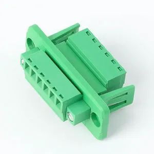 RT Pluggable 2p-24p Male/Female 3.81mm Brass Contact 10A Terminal Block Connector Straight/Bent Pins Industrial Use