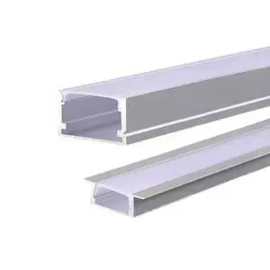 LED Linear Lamp 6000 Series Aluminum Alloy Groove Concealed Square Shell 2700K Warm White 3-Year Warranty Office Profile 80 CRI