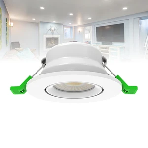 Residential Recessed Lights Triac Dim IP65 5W 8W White Embedded LED Downlight