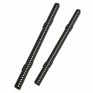 120 Adjustable LED Linear Light with Louver, UGR19 Anti-Glare Twin Trunking Lamp for Clothing Store Supermarket, Ra>80 CRI98