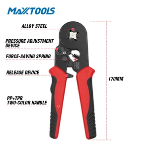 Ratchet Ferrule Crimping Tool Set with 1200PCS Wire Ferrules for DIY & Industrial Electrical Automation Wiring Metric OEM