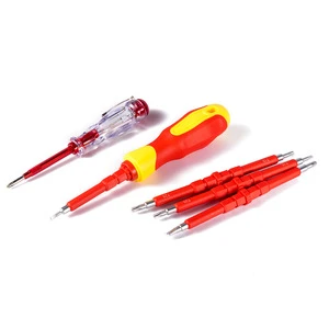 26 in 1 Industrial & DIY Grade Chrome Finish Plastic Handle Portable Screwdriver Tool Set for Electricians
