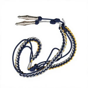 Trendle International High Quality Formal Decorative Cord Aiguillette Gold Tip Bullion Wire Four Seasons Use Uniform Accessories