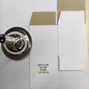 AR70 Reflector Bulbs 4-5W DC 12V BA15D Base 2700K Warm White COB Spot Light