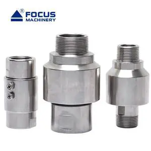 Straight Through Threaded Connection Hydraulic Oil Water Swivel Joint High Pressure Mechanical Seal Pipe Rotary Swivel Unions