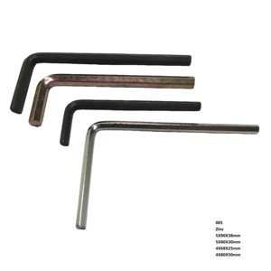 Custom Hardware Hand Tools L Type 6mm 5mm 4mm Phillips Screwdriver Hex Key Allen Wrench Set