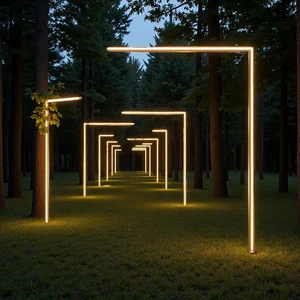 12V Landscape Lighting with LED Light Source Aluminum Alloy Lamp Body IP65 AC Power Supply Low Voltage Wire Color