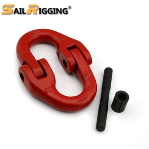 3/8'' 5/16'' US Type G80 Chain Connector Chain Connecting Link A337 Drop Forged Alloy Steel Coupling Link Hammerlock For Lifting