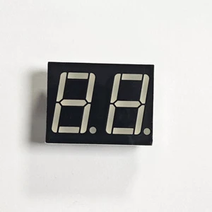 0.56 Inch 2 Digit 7 Segment Red LED Display Common Cathode/Anode Dual Digit Digital Tube for Clock Meter Appliance