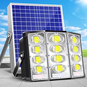 LED Flood Light with Solar Power Battery Supply Motion Sensor Waterproof Ip66 Solar Garden Courtyard Solar Flood Light Outdoor