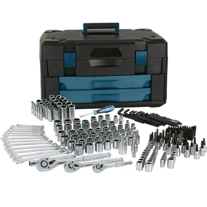 180 Pc Professional Tool Set Tool Storage Case Storage Repair Hand Tool Set Kit Box Toolbox Combo Storage Case