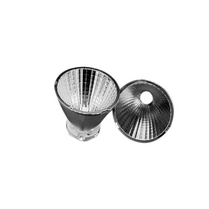 15/24/36/55 Degrees 45mm Reflector Cup with Pmma Lens Cover for 11mm 1507 Cxm9 Cob Led