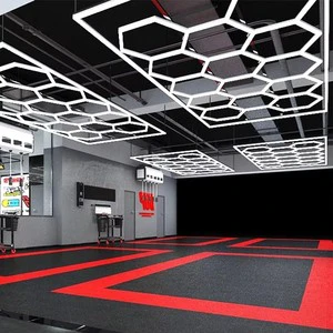 6500K Easy to Instal Detailing Working Light Honeycomb Led Garage Lights for Car Shop and Garage