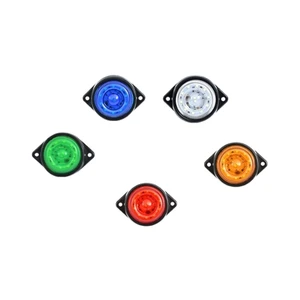 Cross-Border Supply 12LED Small Side Light Waterproof LED Car Contour Light for Truck and Trailer Bright Driving Lights
