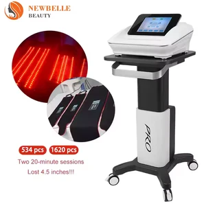 Red Light 5D Laser Lipo Pad Non Invasive Infrared Body Slimming Therapy Led Contour Light Lipolaser Liposuction Machine
