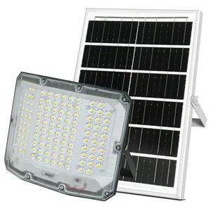 IP65 Solar-Powered High-Efficiency Auto-On Waterproof Super Bright LED Floodlight Three-Sided 3.2V for Rural Yards & Courtyards