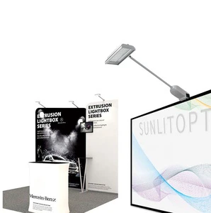 Metal Clamp 30W LED Display Light Long Arm Exhibition Lighting for Trade Show