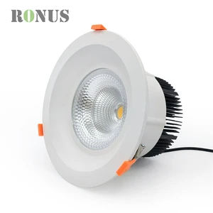 White Reflector Antiglare 50W Shop 6 Inch COB Dimmable IP44 Saa LED Down Light Recessed Downlight