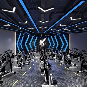 Customized V Shaped Arrow Light for Office Lighting Led for Gym Internet Cafe Shopping Mall Corridor and Hallway Chandeliers