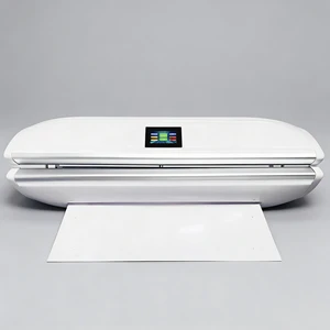 Best Selling Desktop PDT Photodynamic Therapy for Full Body Contouring Infrared LED Red Light Spa Capsule Chrome Alloy