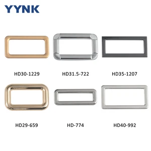 Custom Offered Metal Buckle Webbing Hardware, Square Ring Slide Adjust Blet Buckles for BAG Luggage Cap DIY Accessories