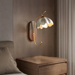 Wholesale Interior Decoration Wall Lamp Designer New Creative Bedroom Bedside Lamp French Retro Personalized LED Light