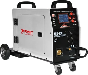 MIG 250DP 220V Single Phase Digital Signal Control Synergic Double Pulse Welding Mig MIG/TIG/MMA Multifunction Welder