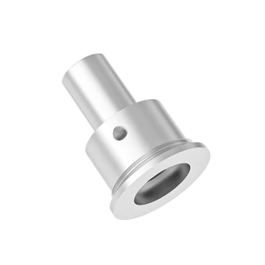 Anodized Aluminum CNC Turning Part Outdoor LED Lamp Connector Lighting Hardware Accessory