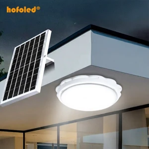 3CCT Dimmable Solar Shed Light Remote Control Solar Powered Indoor Ceiling Lights for Home House Lights