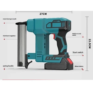 3 1 Cordless Electric DIY Industrial Woodworking Fastening Tool F30/425K/422J Lithium Battery Staple Nail Gun Wood Fast Easy Use