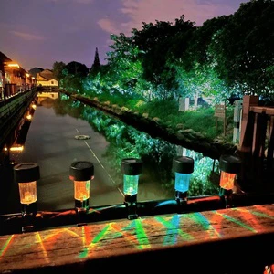 Modern Small Solar Strip LED Light Source PC Body Outdoor Garden Water-Resistant Wireless Control Railing Surround Lawn Light