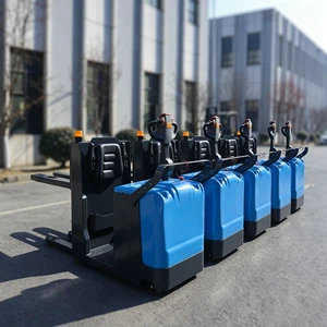 High Efficiency Electric Order Picker with Electromagnetic Braking and Automatic Deceleration for Narrow Aisle Picking