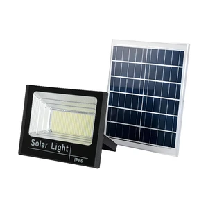 25w 40w 60w 100w 200w Solar Power Outdoor Lamp Ip67 Waterproof Led Spotlights with Solar Panel/Solar Flood Light Outdoor