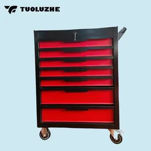 Drawer Metal Toolbox with Flip Top Lid Steel Portable Tool Storage Case Mechanic Auto Repair Hand Tool Box