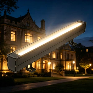 Yangtai Lighting Full Color RGB Wall Washer Light Solution Proposal Water Ripple Light Building Contour Lighting Plan